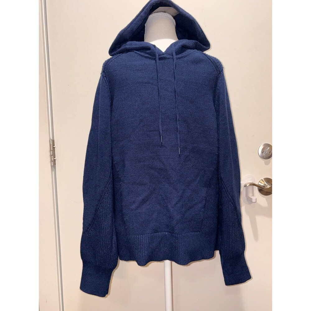 Men’s Navy Blue Marled Reunited Clothing pullover hoodie‎ sweater M NWT